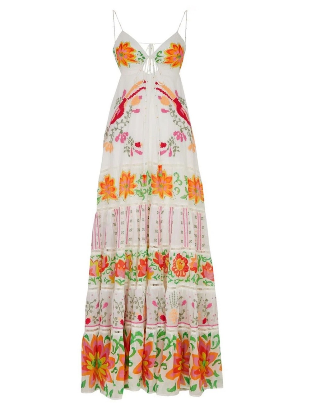 Farm Rio Floral Maxi Dress
